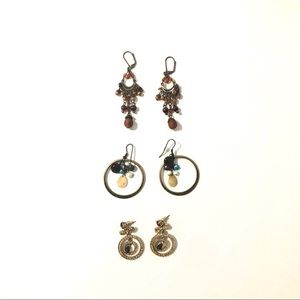 Gold and Bronze Earring Bundle